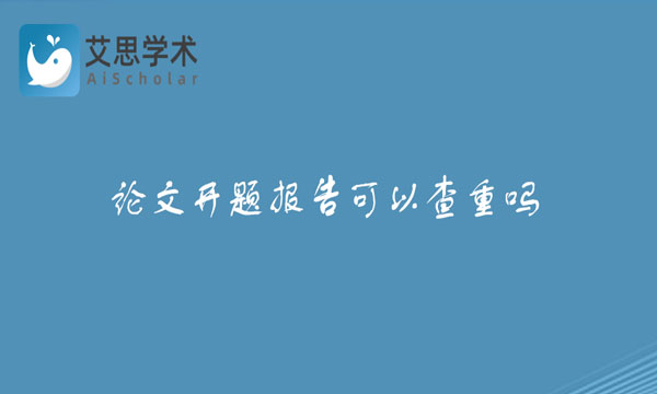 论文开题报告