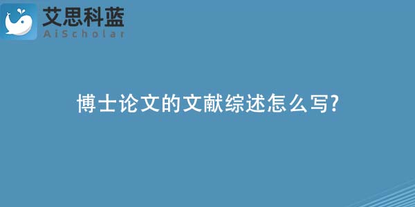 博士论文的文献综述怎么写-.jpg