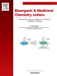BIOORGANIC & MEDICINAL CHEMISTRY LETTERS